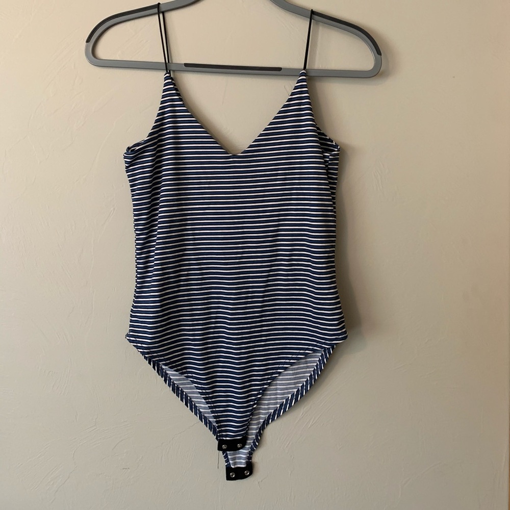 striped bodysuit